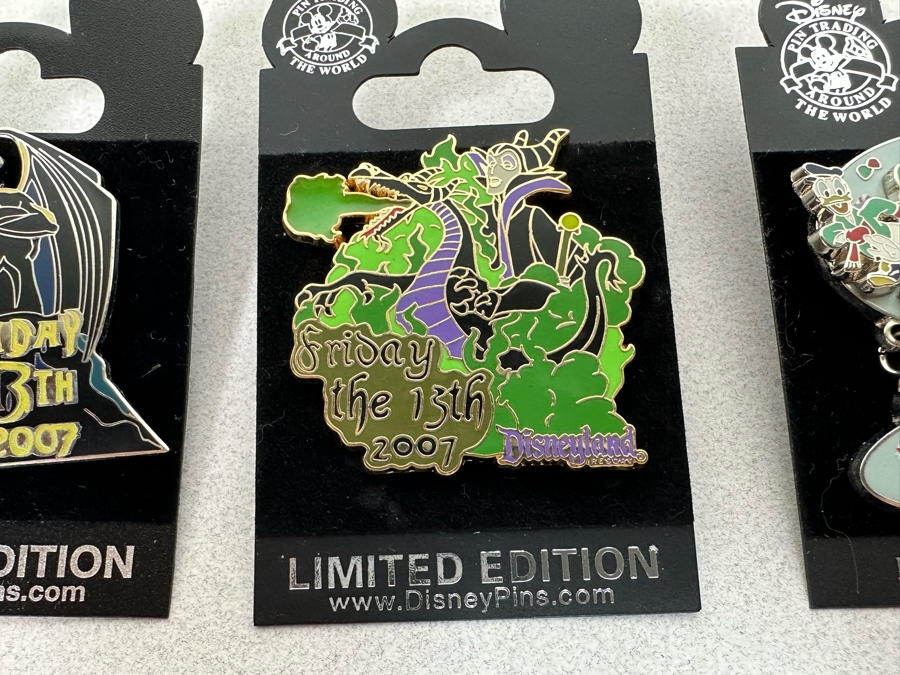 Collection Of Vintage Disneyland Limited Edition Trading Pins New On Cards [Photo 6]