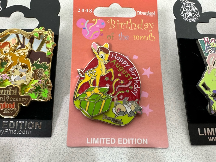 Collection Of Vintage Disneyland Limited Edition Trading Pins New On Cards [Photo 9]