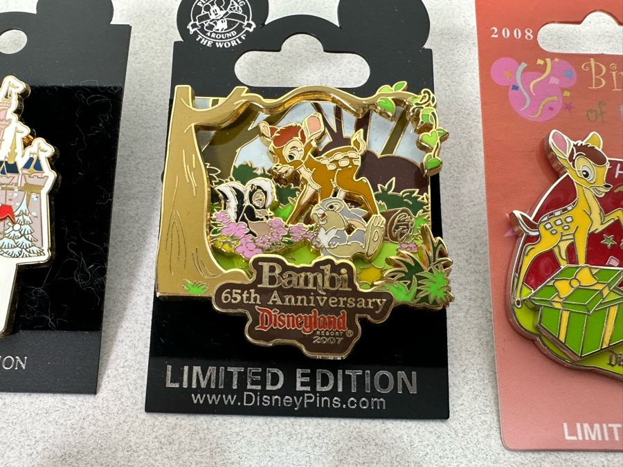 Collection Of Vintage Disneyland Limited Edition Trading Pins New On Cards [Photo 10]