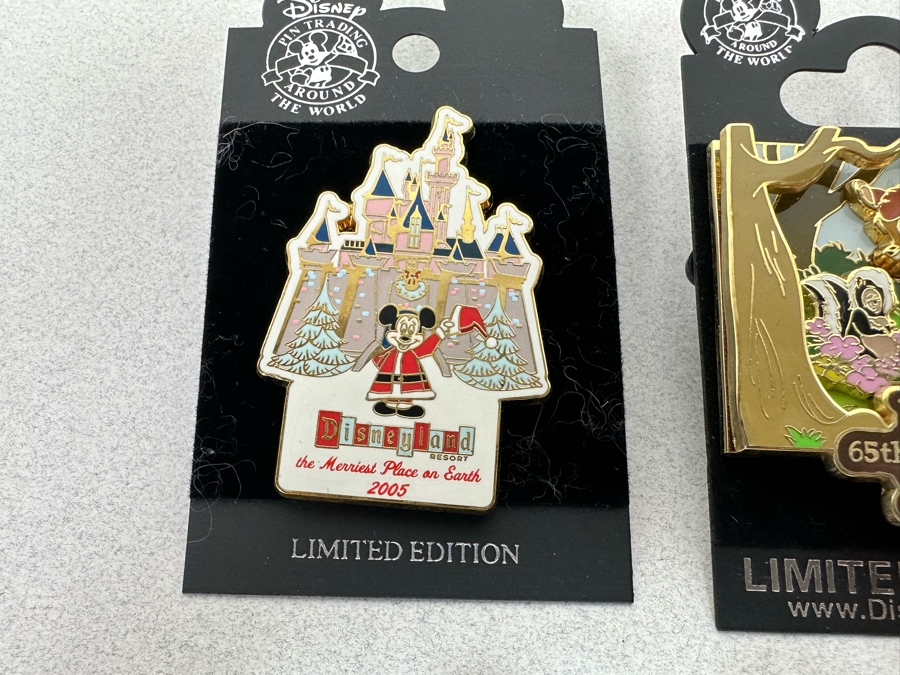 Collection Of Vintage Disneyland Limited Edition Trading Pins New On Cards [Photo 11]