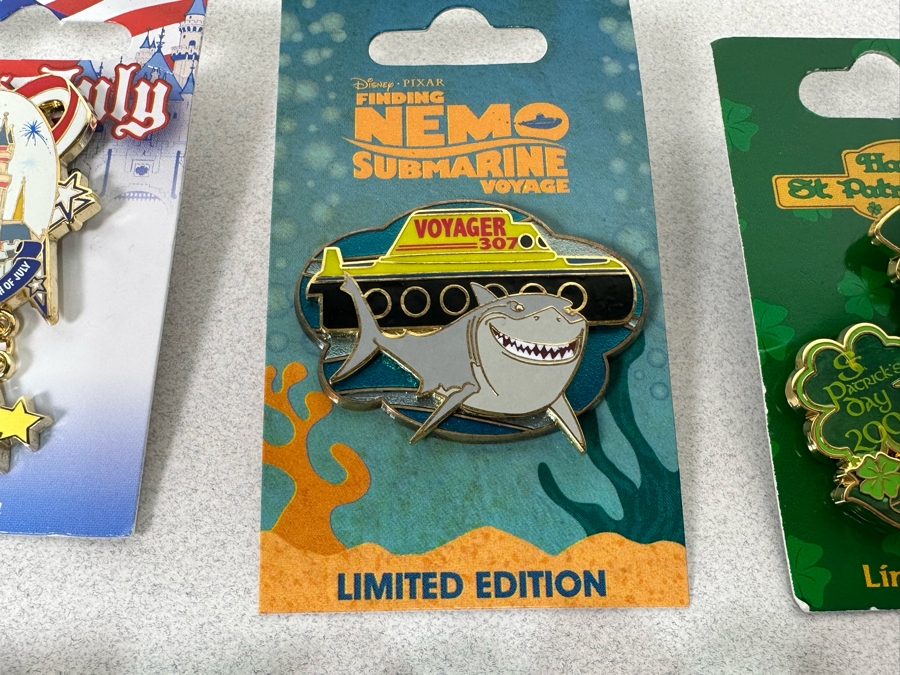 Collection Of Vintage Disneyland Limited Edition Trading Pins New On Cards [Photo 9]