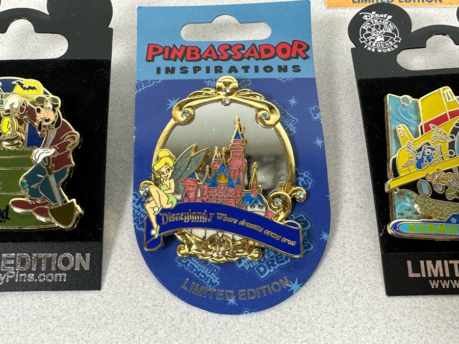 Collection Of Vintage Disneyland Limited Edition Trading Pins New On Cards [Photo 5]