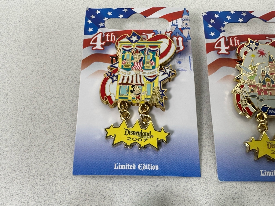 Collection Of Vintage Disneyland Limited Edition Trading Pins New On Cards [Photo 11]