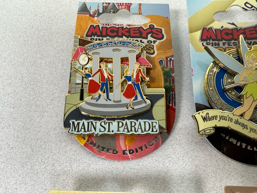 Collection Of Vintage Disneyland Limited Edition Trading Pins New On Cards [Photo 11]