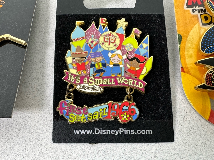 Collection Of Vintage Disneyland Trading Pins New On Cards [Photo 5]