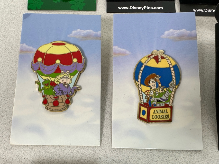 Collection Of Vintage Disneyland Trading Pins New On Cards [Photo 9]