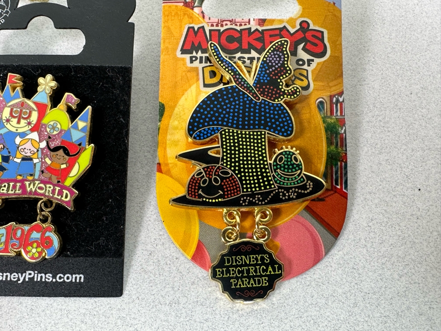 Collection Of Vintage Disneyland Trading Pins New On Cards [Photo 4]