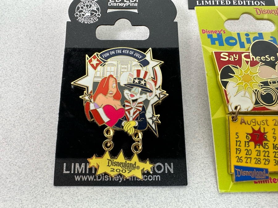 Collection Of Vintage Disneyland Limited Edition Trading Pins New On Cards [Photo 11]