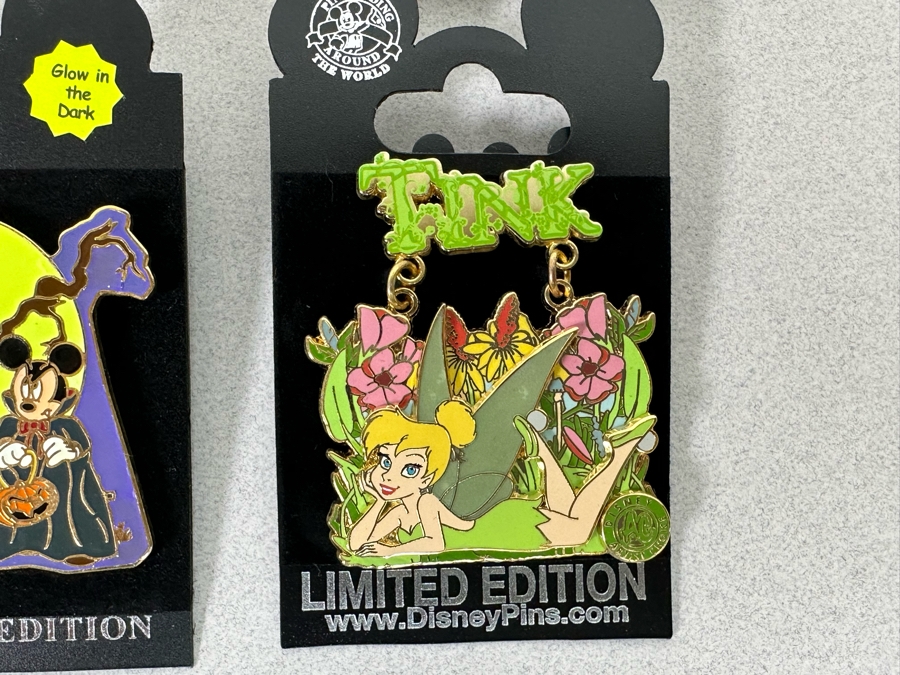 Collection Of Vintage Disneyland Limited Edition Trading Pins New On Cards [Photo 14]