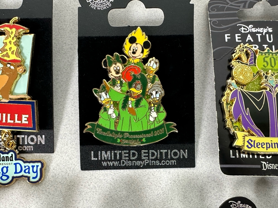 Collection Of Vintage Disneyland Limited Edition Trading Pins New On Cards [Photo 8]