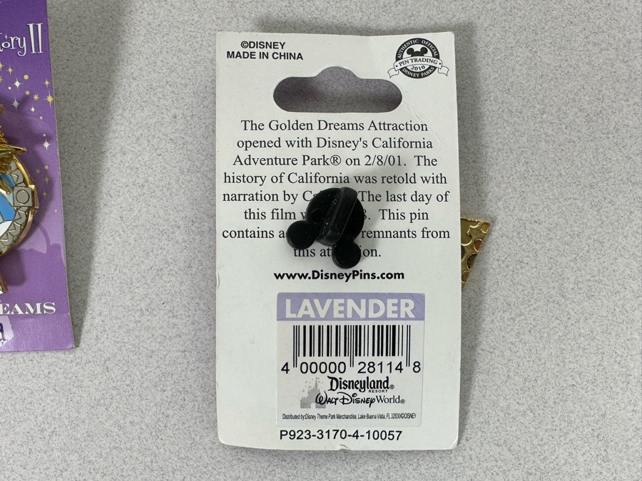 Collection Of Vintage Disneyland Trading Pins New On Cards [Photo 12]