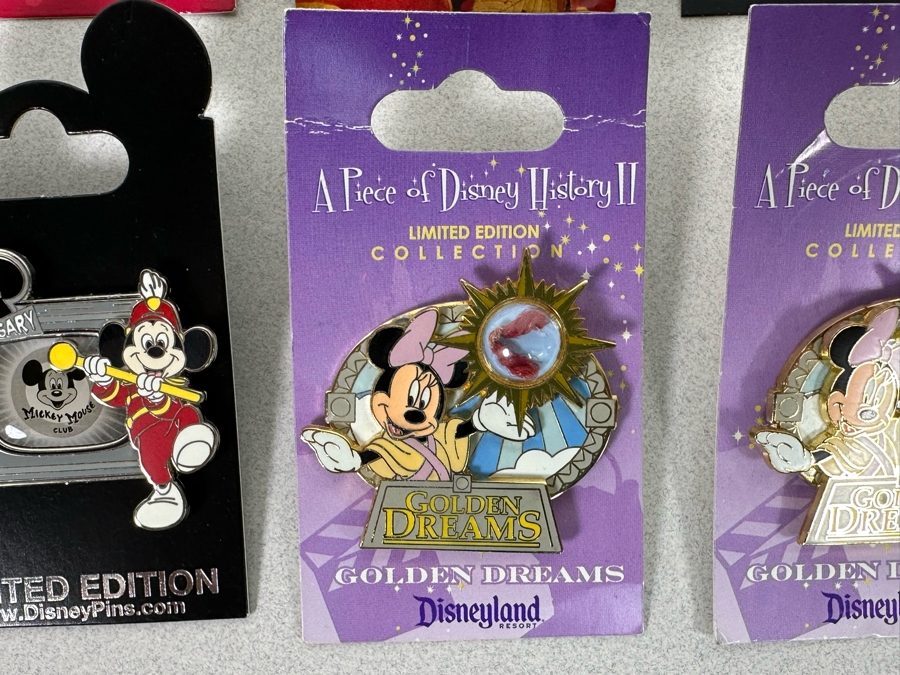 Collection Of Vintage Disneyland Trading Pins New On Cards [Photo 6]