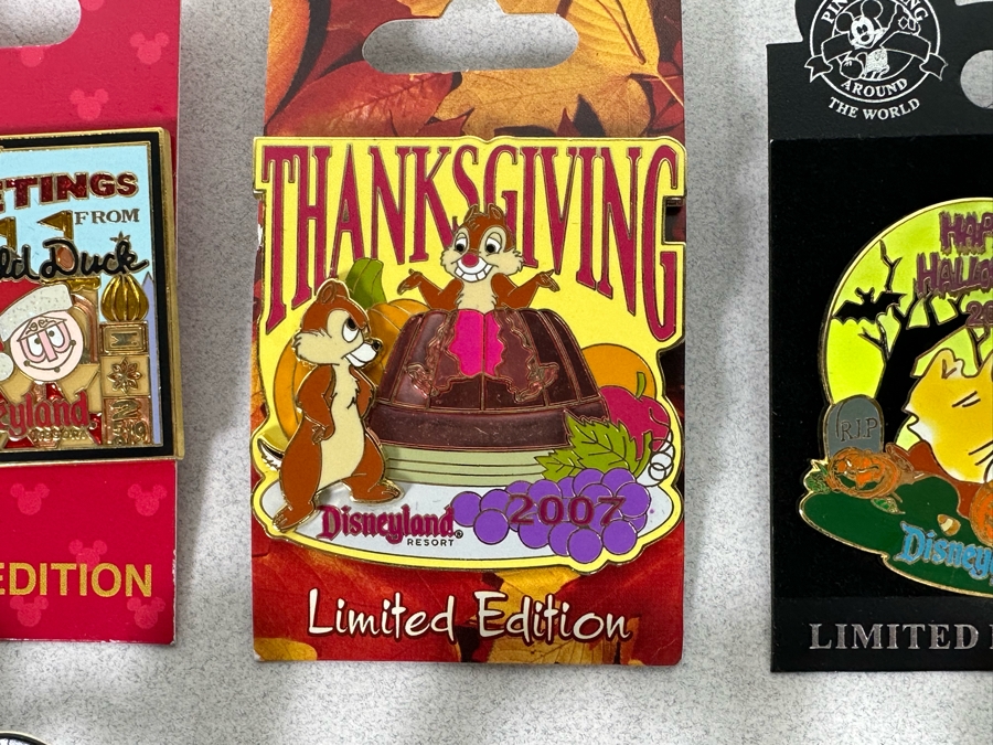 Collection Of Vintage Disneyland Trading Pins New On Cards [Photo 9]