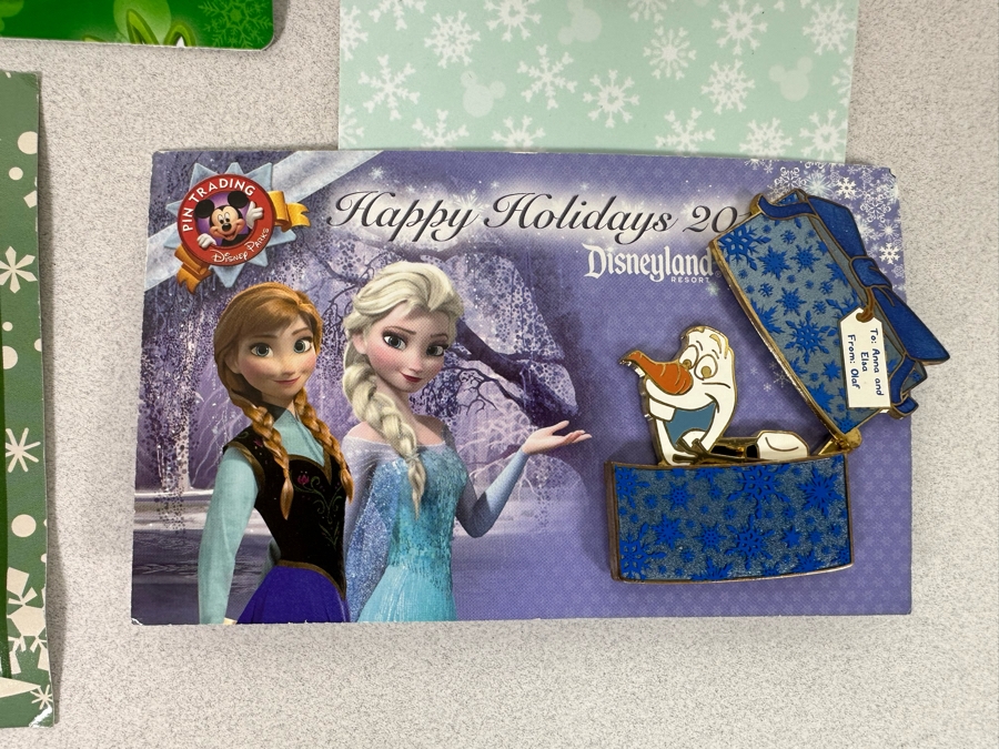 Collection Of Vintage Disneyland Trading Pins New On Cards - Six Limited Edition Pins [Photo 3]