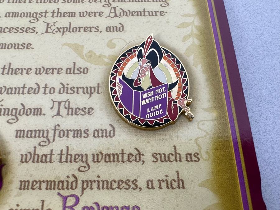 Collection Of Vintage Disneyland Trading Pins New On Card - Where Evil Spells Are Broken [Photo 6]