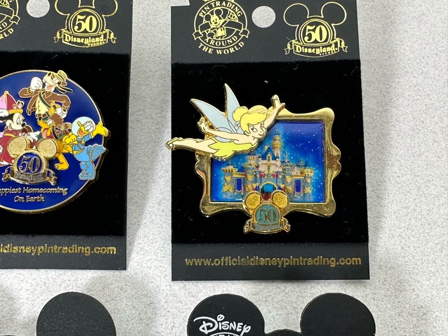 Collection Of Vintage Disneyland Trading Pins New On Cards - Two Limited Edition Pins [Photo 11]
