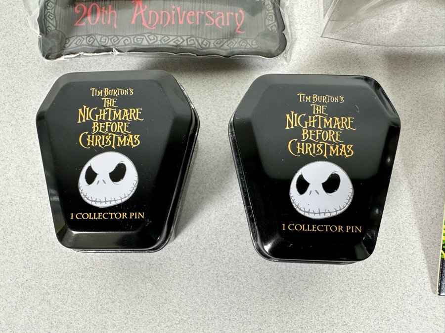 Collection Of Vintage Disneyland The Nightmare Before Christmas Trading Pins New On Cards [Photo 10]