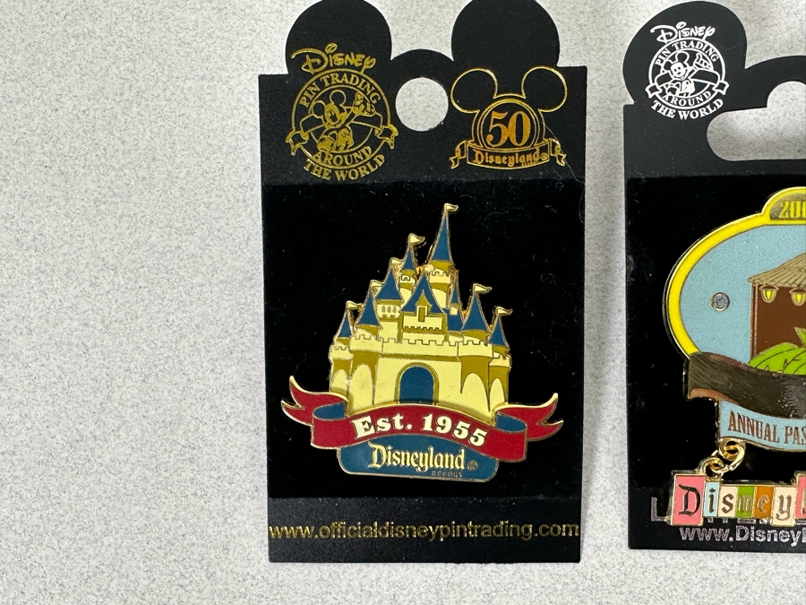 Collection Of Vintage Disneyland Trading Pins New On Cards [Photo 9]