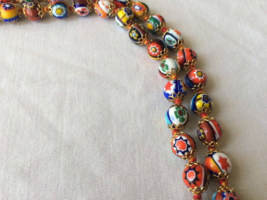 Italian Glass Bead Necklace [Photo 5]