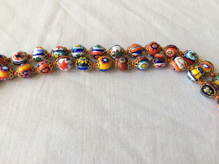 Italian Glass Bead Necklace [Photo 6]