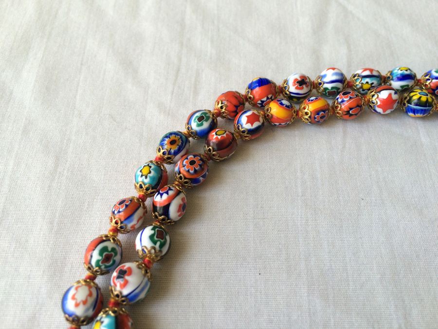 Italian Glass Bead Necklace [Photo 7]