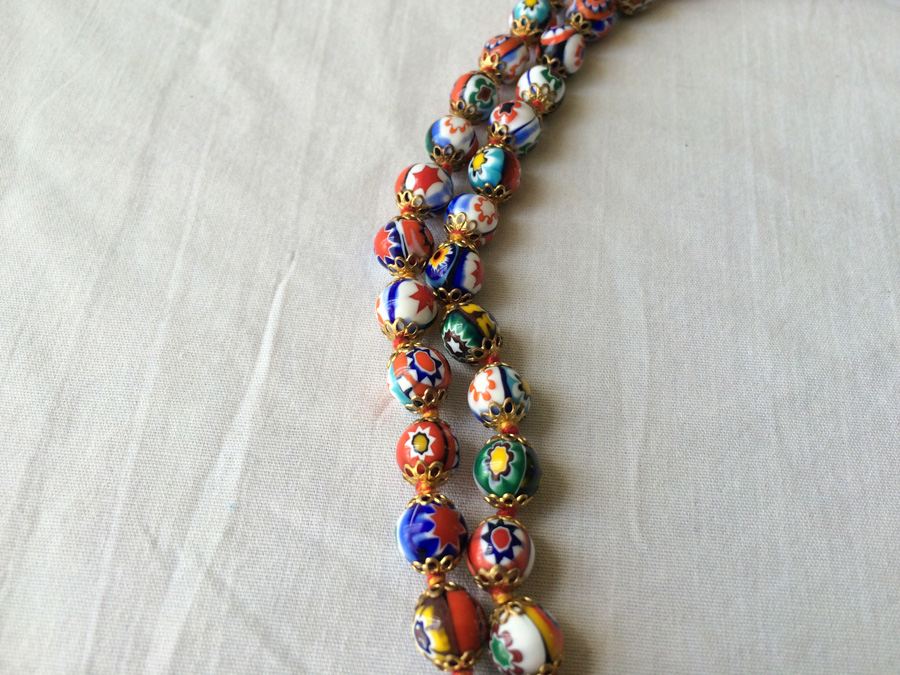 Italian Glass Bead Necklace [Photo 8]