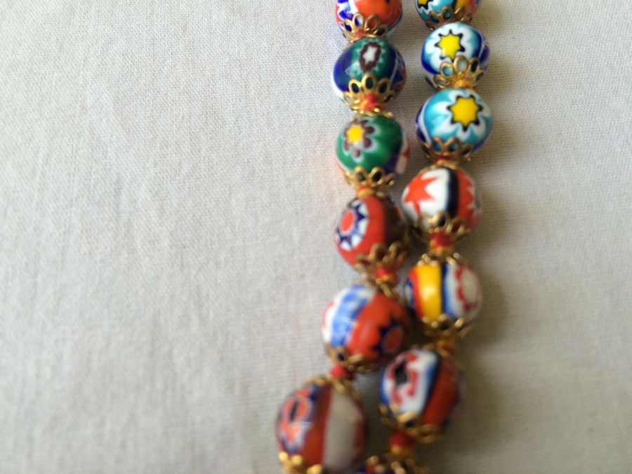 Italian Glass Bead Necklace [Photo 4]