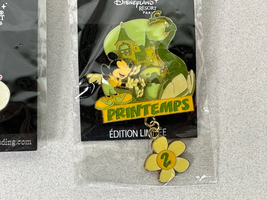 Collection Of Vintage Disneyland Trading Pins New On Cards [Photo 3]