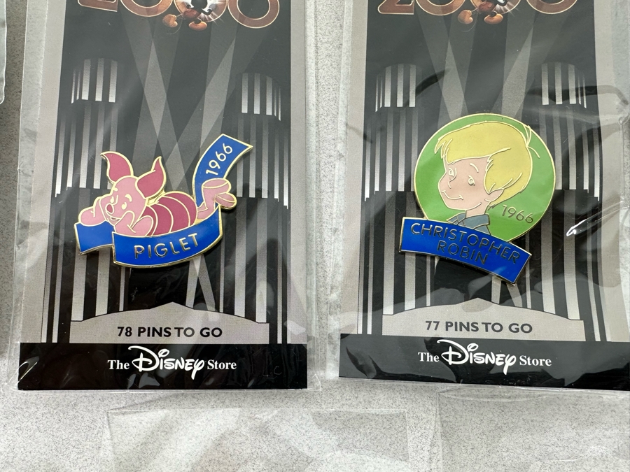 Collection Of Vintage Disneyland Trading Pins New On Cards Year 2000 Millennium Countdown [Photo 6]