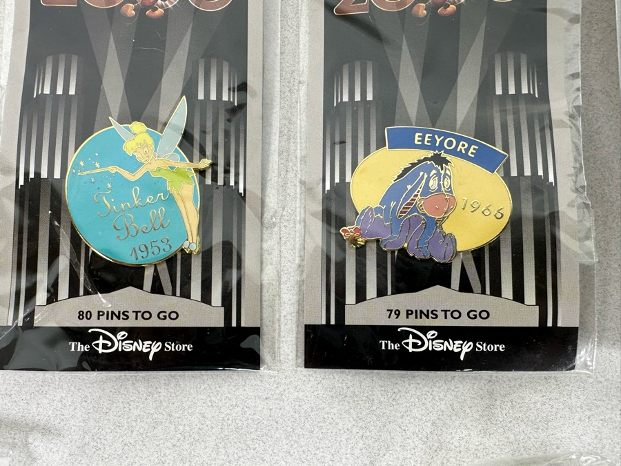Collection Of Vintage Disneyland Trading Pins New On Cards Year 2000 Millennium Countdown [Photo 5]