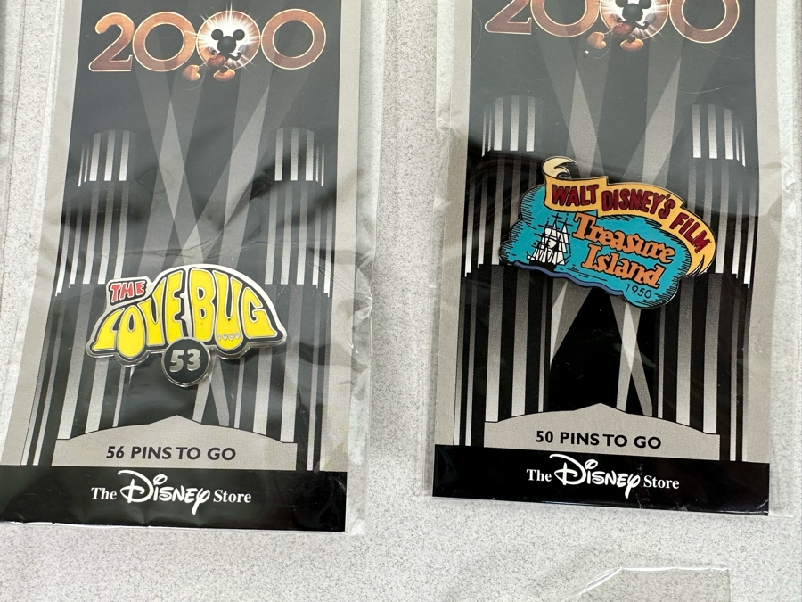 Collection Of Vintage Disneyland Trading Pins New On Cards Year 2000 Millennium Countdown [Photo 9]