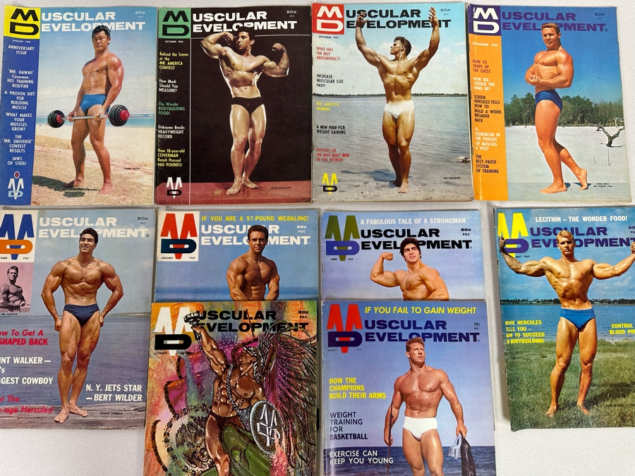 Vintage 1965-1971 Muscular Development (Bodybuilding) Magazines [Photo 2]