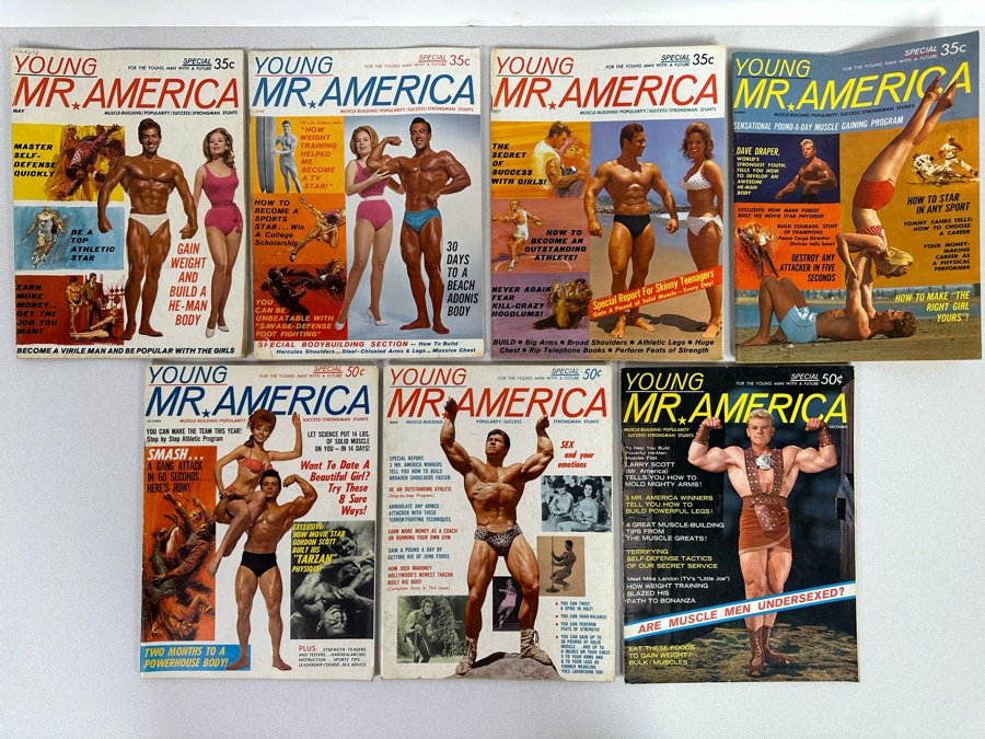Vintage 1964 Young Mr. America (Bodybuilding) Magazines