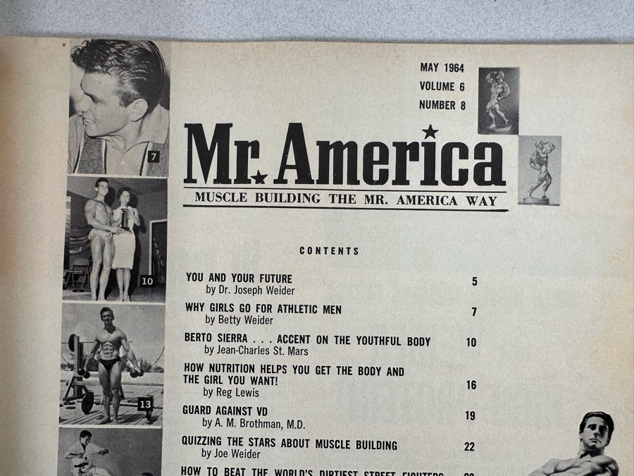 Vintage 1964 Young Mr. America (Bodybuilding) Magazines [Photo 5]