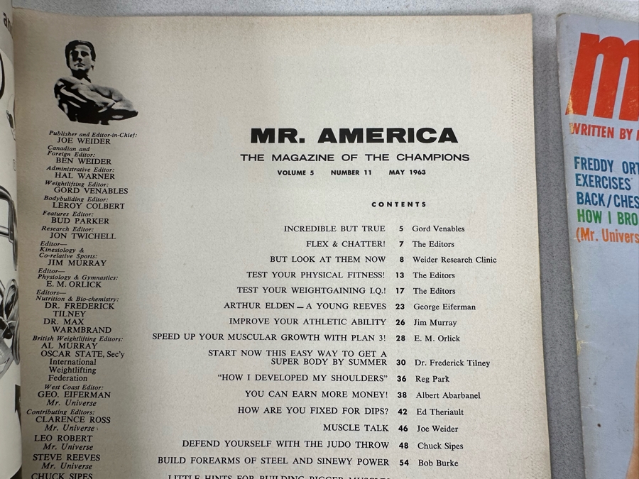 Vintage 1963-1966 Mr. America (Bodybuilding) Magazines [Photo 5]
