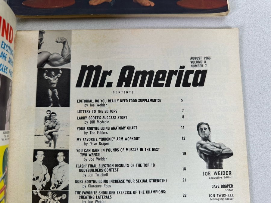 Vintage 1963-1966 Mr. America (Bodybuilding) Magazines [Photo 15]