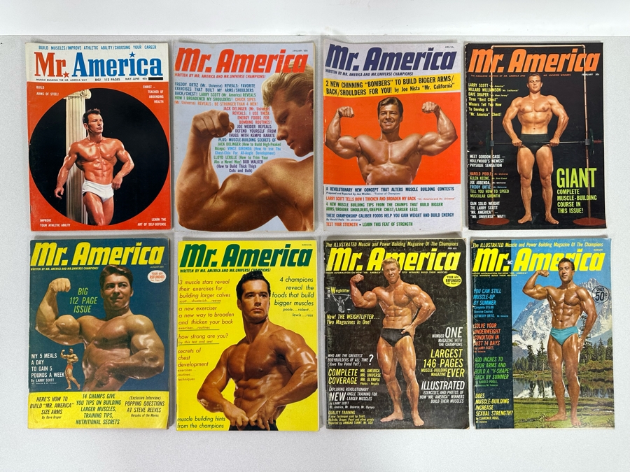 Vintage 1963-1966 Mr. America (Bodybuilding) Magazines