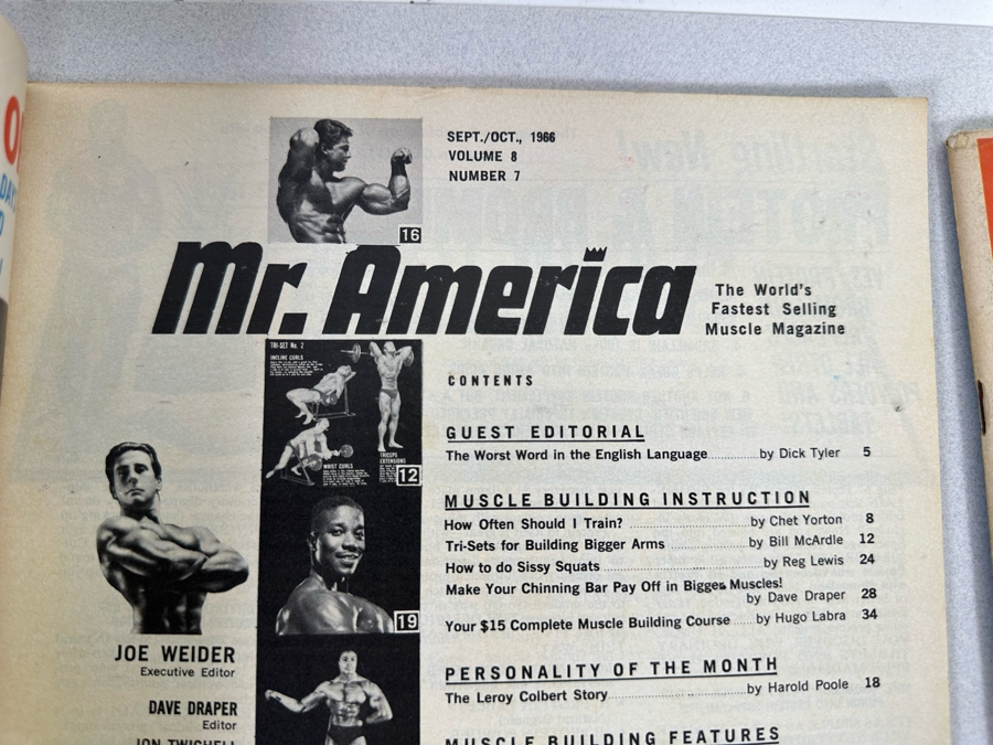 Vintage 1966-1967 Mr. America (Bodybuilding) Magazines [Photo 8]