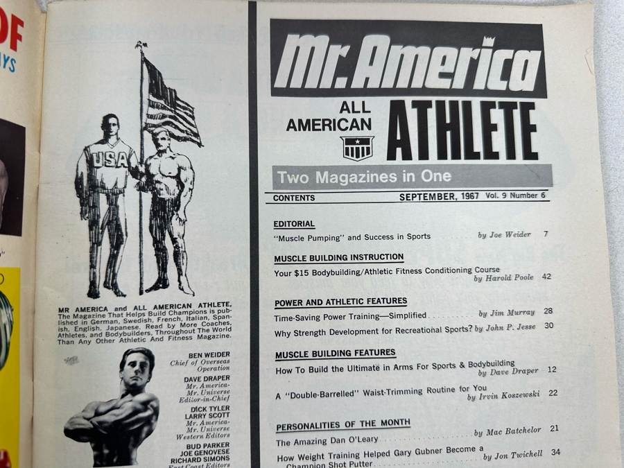 Vintage 1966-1967 Mr. America (Bodybuilding) Magazines [Photo 10]