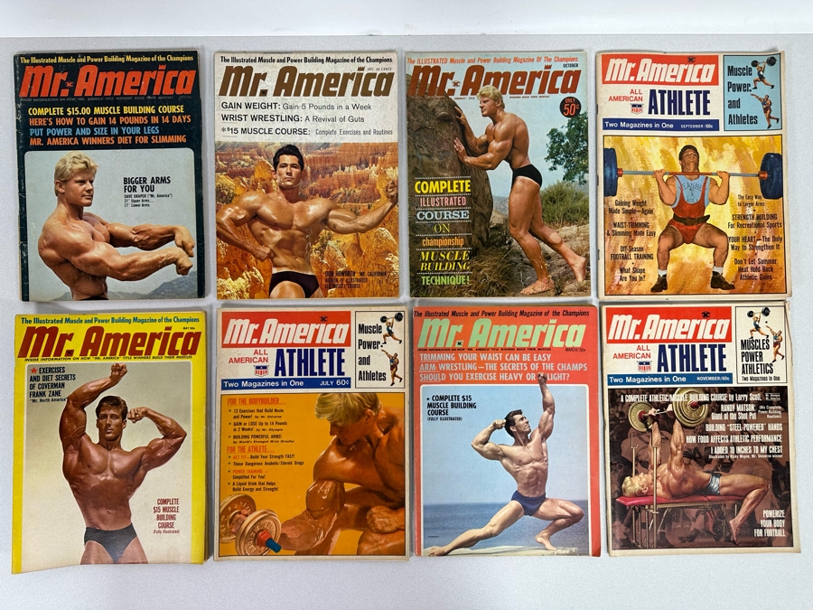 Vintage 1966-1967 Mr. America (Bodybuilding) Magazines