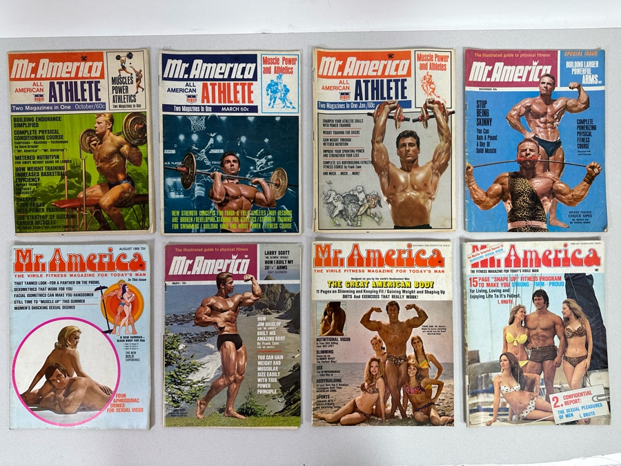 Vintage 1967-1970 Mr. America (Bodybuilding) Magazines