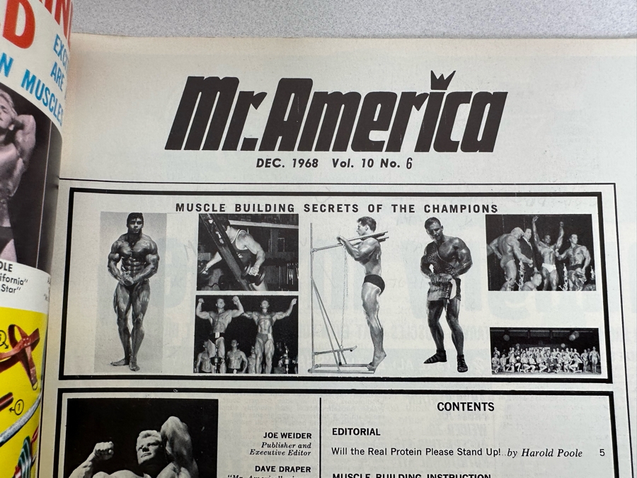 Vintage 1967-1970 Mr. America (Bodybuilding) Magazines [Photo 9]