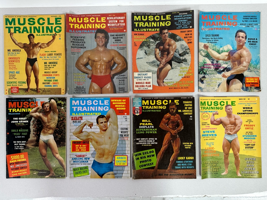 Vintage 1965-1967 Muscle Training Illustrated (Bodybuilding) Magazines [Photo 2]