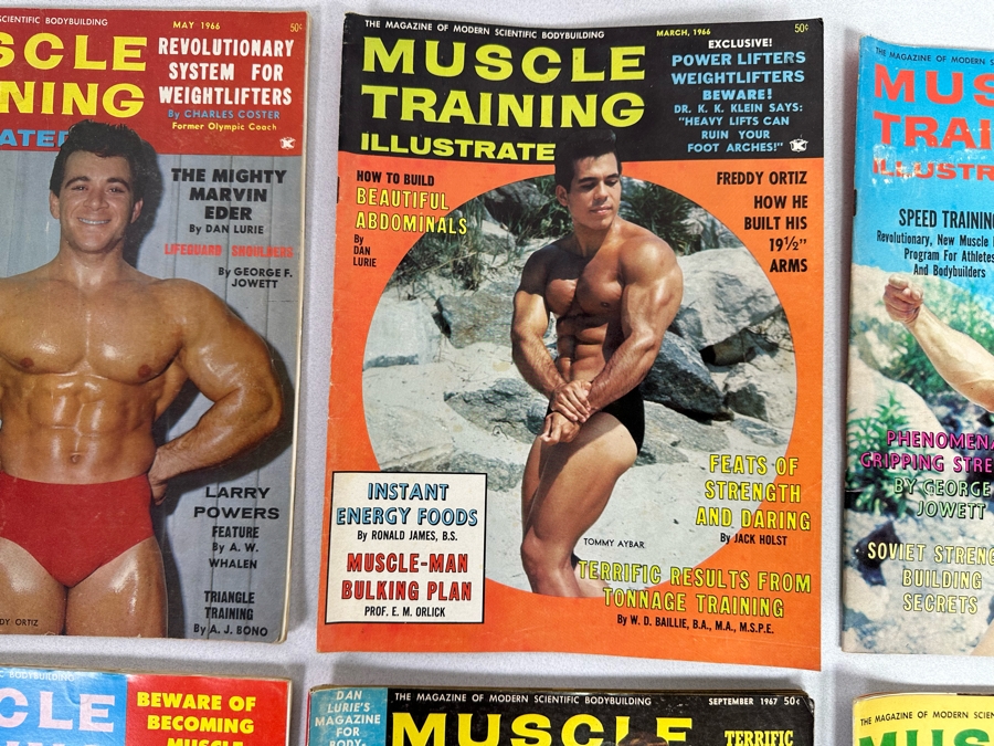 Vintage 19651967 Muscle Training Illustrated (Bodybuilding) Magazines