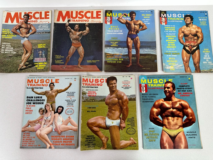 Vintage 1967-1969 Muscle Training Illustrated (Bodybuilding) Magazines [Photo 3]