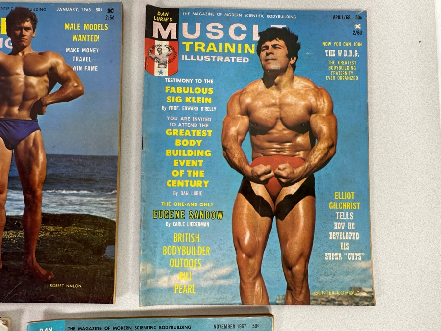 Vintage 1967-1969 Muscle Training Illustrated (Bodybuilding) Magazines [Photo 8]
