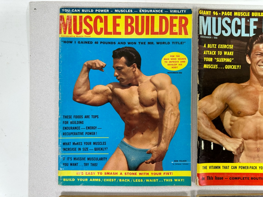 Vintage 1962-1963 Muscle Builder (Bodybuilding) Magazines [Photo 3]