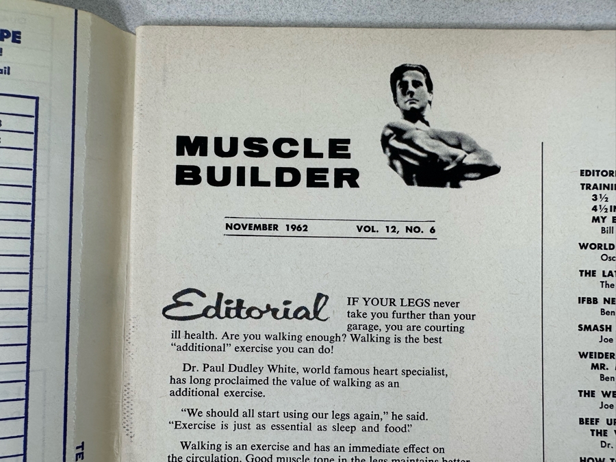 Vintage 1962-1963 Muscle Builder (Bodybuilding) Magazines [Photo 4]