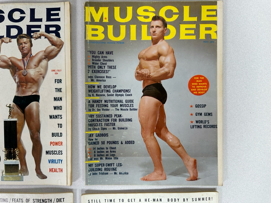 Vintage 1962-1963 Muscle Builder (Bodybuilding) Magazines [Photo 8]