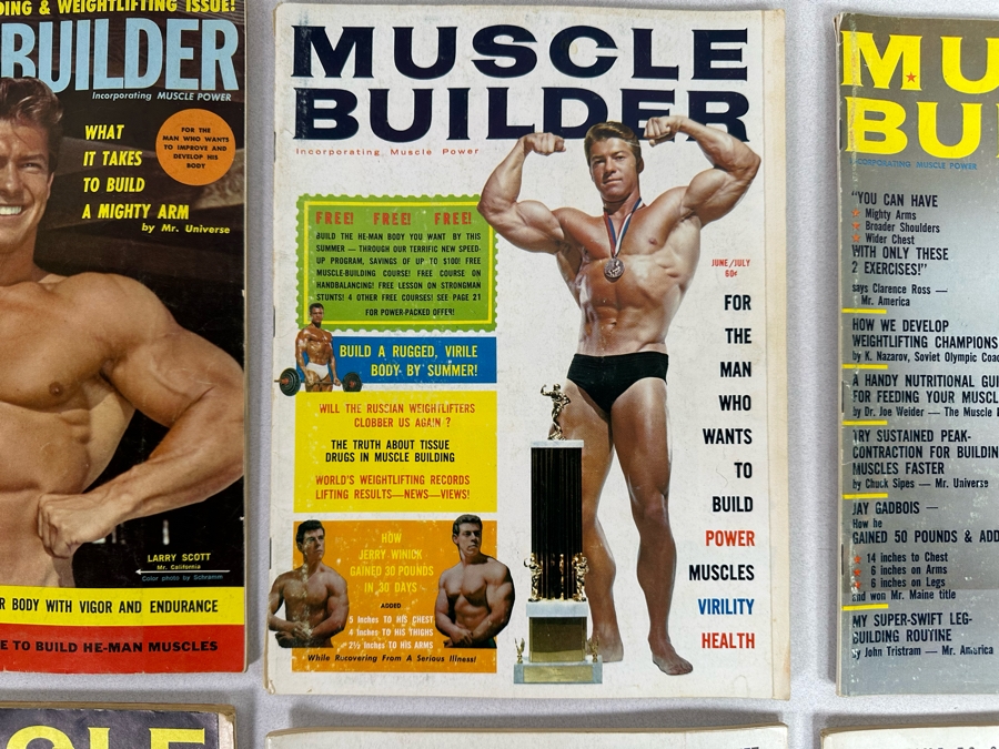 Vintage 1962-1963 Muscle Builder (Bodybuilding) Magazines [Photo 6]